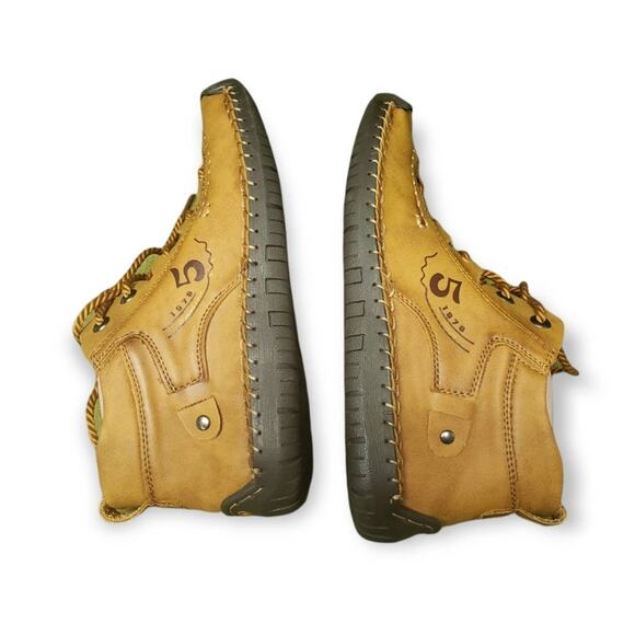 Leather Outdoor Ankle Boots Fashion Men\'s Shoe